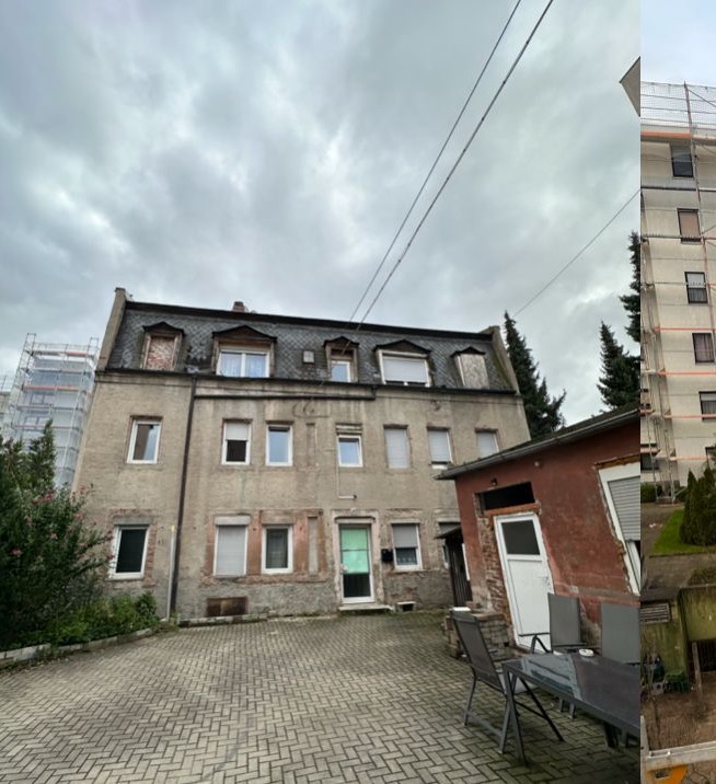Fassade vor der Umsetzung